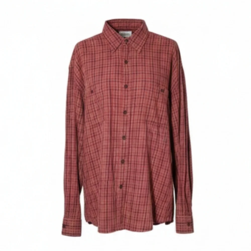 J. Crew Men’s XL Plaid Button Down Shirt Red Long Sleeve Urban Indie Preppy